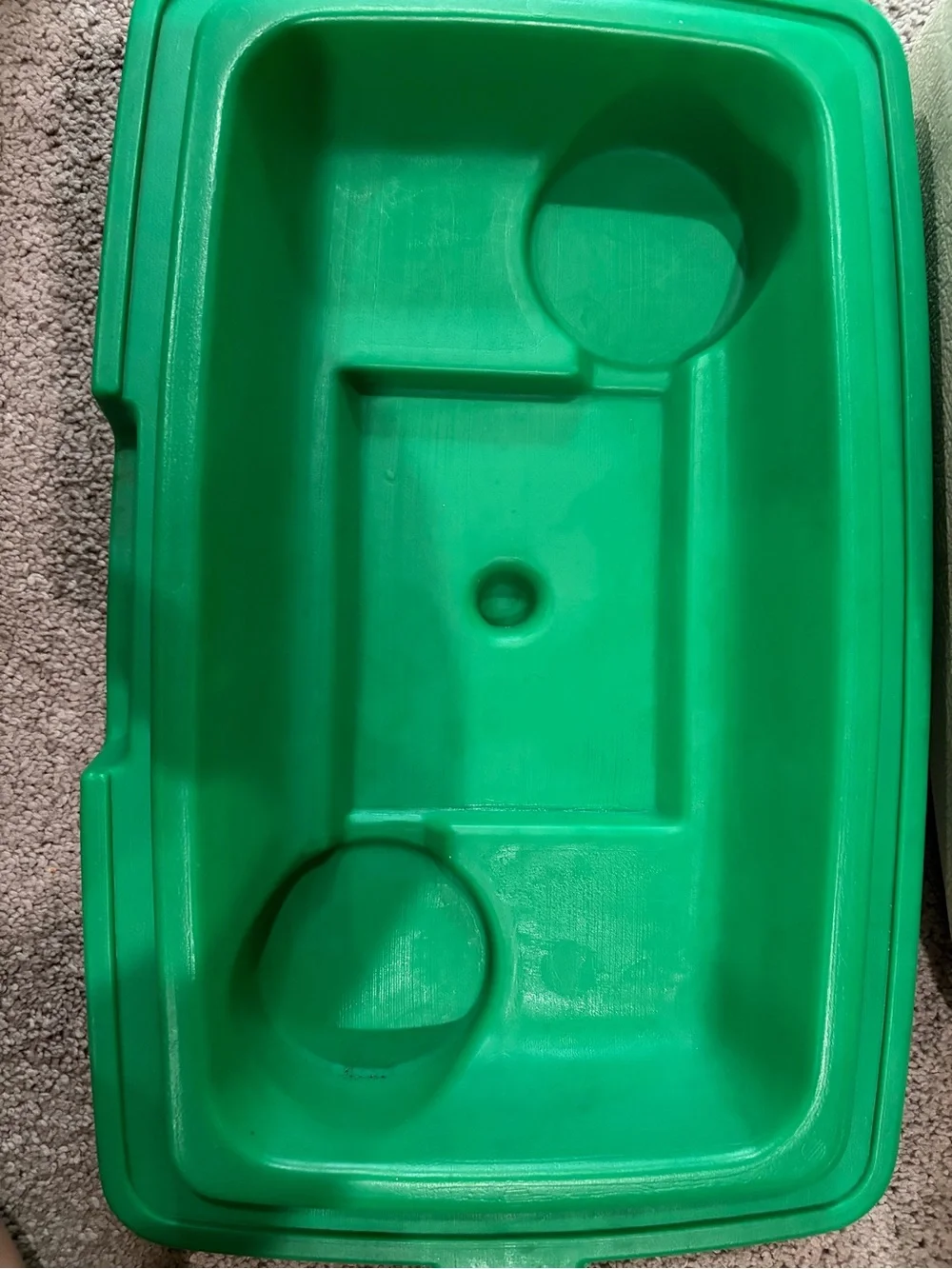 Coleman Oscar Two-Tone Green and Cream Cooler